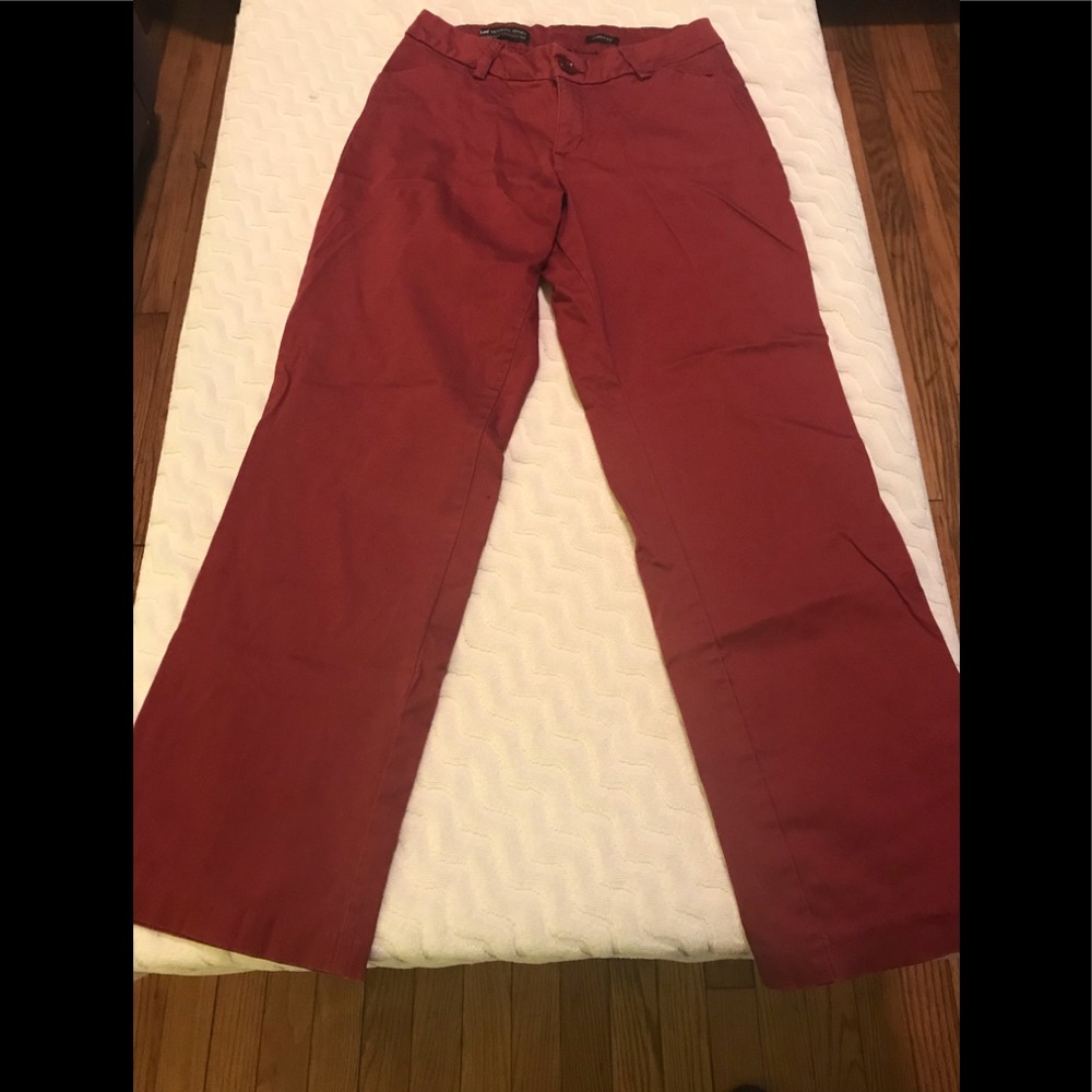 Lee red trousers